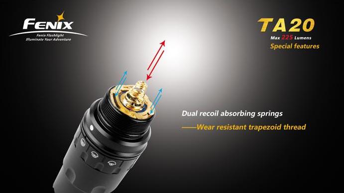 Fenix TA20  Cree Premium Q5 LED Torch / Flashlight