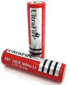 UltraFire 18650 Li-ion 3000 mAh Cells